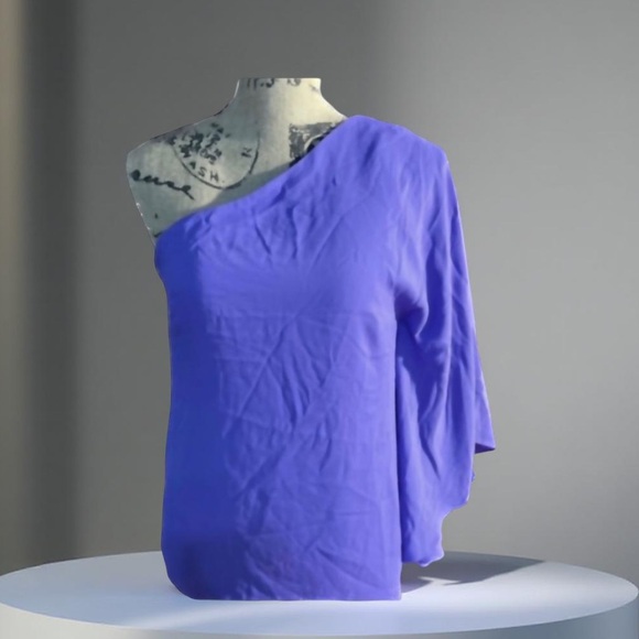 Ralph Lauren Over the shoulder shirt - blouse Lauren Purple Ralph Lauren NWT - Picture 9 of 10